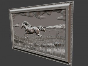 horse at the lake Modelo de impresión 3D