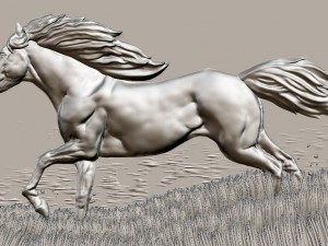 horse at the lake Modelo de impresión 3D