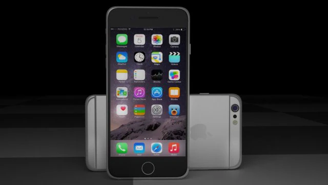 apple iphone 6 3D Model .c4d .max .obj .3ds .fbx .stl .blend 