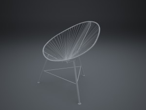 acapulco chair 3D Model