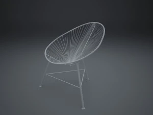 アカプルコチェア 3Dモデル