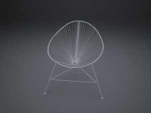 acapulco chair 3Dモデル