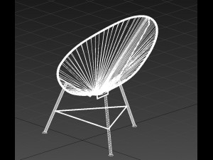 acapulco chair 3Dモデル