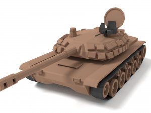 tank lowpoly 3D 모델