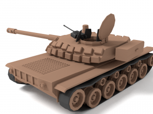 tank lowpoly 3D 모델