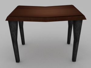 wooden table 3D Model