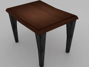 wooden table 3D Model