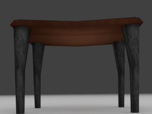 wooden table 3D 모델