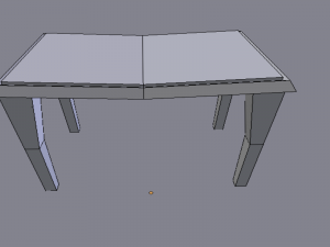 wooden table 3D 모델