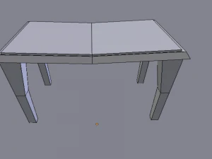 wooden table 3D Model