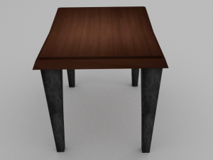 wooden table 3D 모델