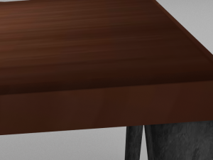 wooden table 3D 모델