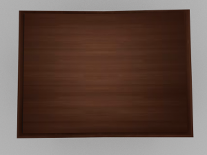 wooden table 3D 모델