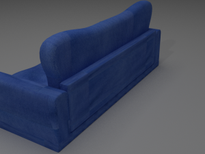 blue sofa 3D Model