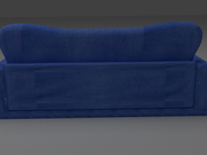 blue sofa 3D Model