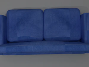 blue sofa 3D Model