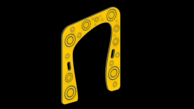 hdpe panel-for playground 3D 模型 .c4d .max .obj .3ds .fbx .stl .blend 