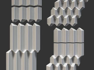 3d panel giovanni barbieri trifaces 3D Model