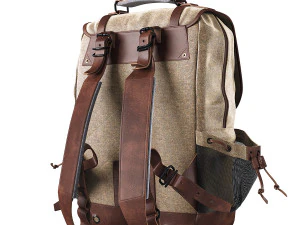 dakota waxed canvas commuter backpack 3D Model