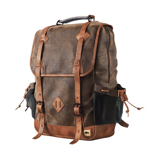 dakota waxed canvas commuter backpack 3D in 3DExport