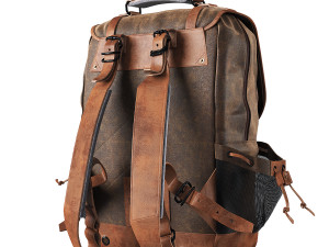 dakota waxed canvas commuter backpack Model 3D