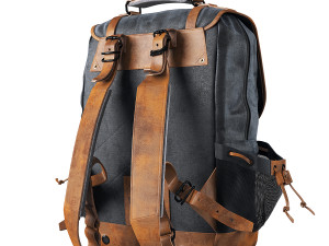 dakota waxed canvas commuter backpack Model 3D