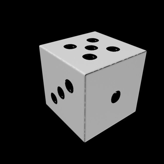 dice 3Dモデル .c4d .max .obj .3ds .fbx .stl .blend 
