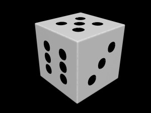 dice 3Dモデル