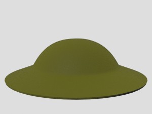 world war one helmet 3D Model