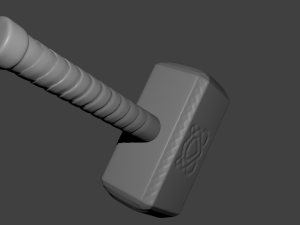 thors hammer 3D Model