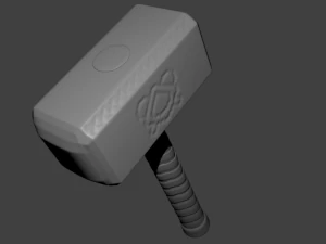 토르 망치 3D 모델