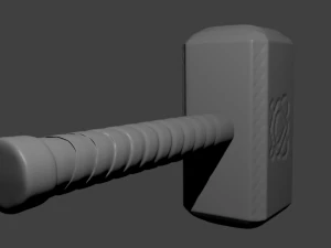 토르 망치 3D 모델