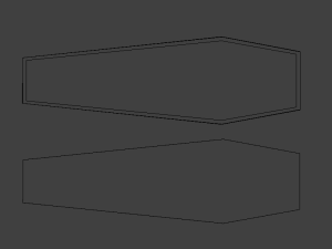 wooden coffin 3D Модель