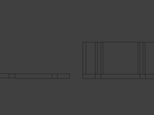 wooden coffin 3D Модель