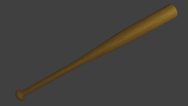 baseball bat 3D Модель .c4d .max .obj .3ds .fbx .stl .blend 