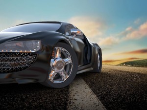 audi r8 scene 3D Model