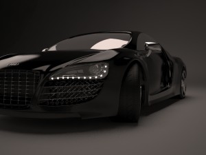 audi r8 scene 3D Model