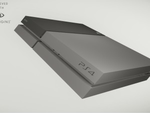 sony playstation 4 Modelo 3D