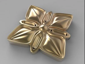 rozetowy wystr&oacute;j Model 3D