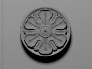 rozet dekor 3D Model