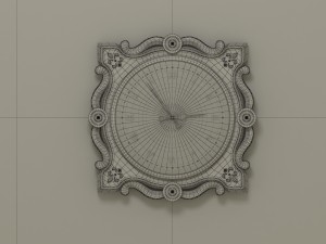 wall clock 3D 모델