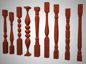 balusters Modello 3D