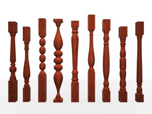 balusters Modello 3D