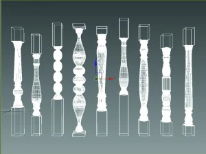 balusters 3D Model