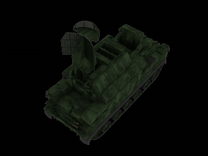 russian aa tank tor 3D Model