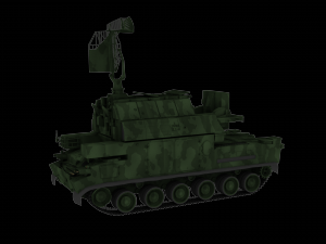 russian aa tank tor 3D Model