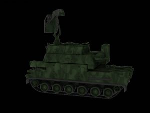 russian aa tank tor 3D Model