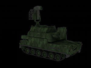 russian aa tank tor 3D Model
