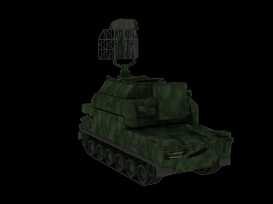 russian aa tank tor 3D Model