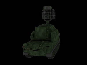 russian aa tank tor 3D Model